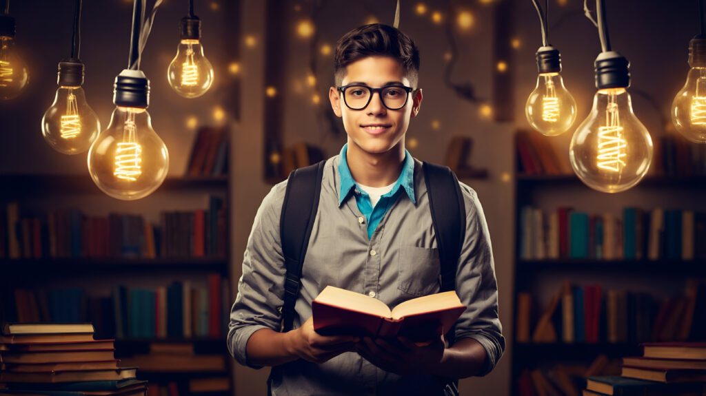 Everything You Need to Know About NDA/CDS/IMU-CET/AFCAT: A Comprehensive Guide 3 photo realistic as student with books lightbulb concept as student holding books lightbu 1