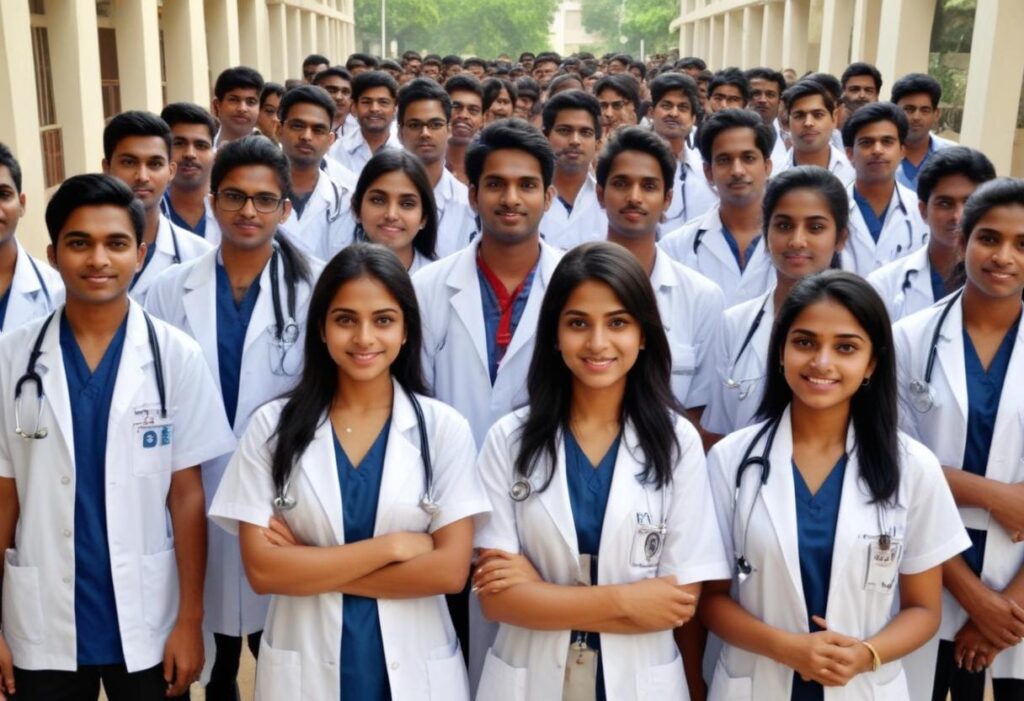 NEET 2024 Cut-Offs for Government Medical Colleges in Mumbai: What You Need to Know 4 pikaso texttoimage indian government medical college students