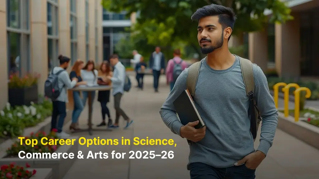 Top Career Options in Science, Commerce & Arts for 2025–26 2 Top Career Options in Science, Commerce & Arts for 2025–26