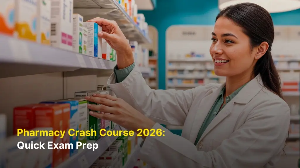 Pharmacy Crash Course 2025: Quick Exam Prep for Future Pharmacists 1 Pharmacy Crash Course