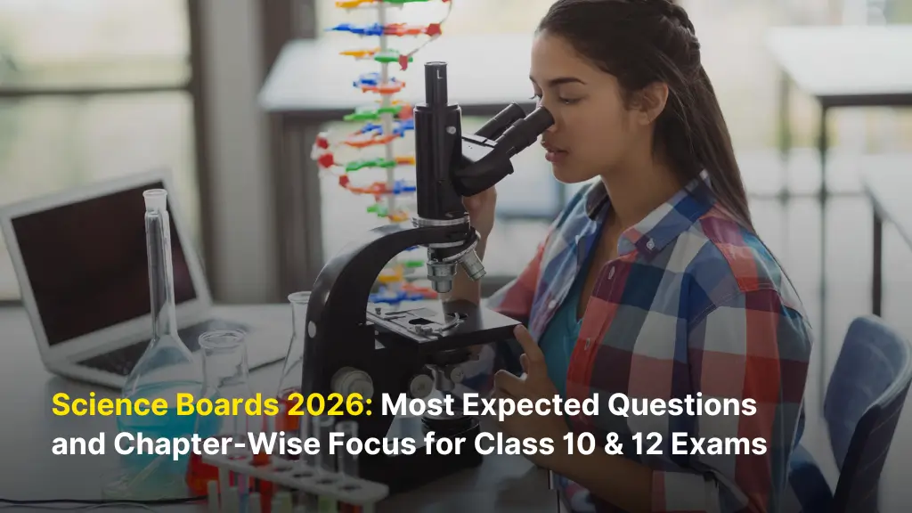 Science Boards 2026: Most Expected Questions and Chapter-Wise Focus for Class 10 & 12 Exams 2 Science Boards 2026: Most Expected Questions and Chapter-Wise Focus for Class 10 & 12 Exams